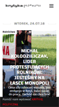 Mobile Screenshot of krytykapolityczna.pl